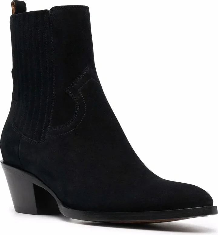 Block-Heel Ankle Boots - Image 2