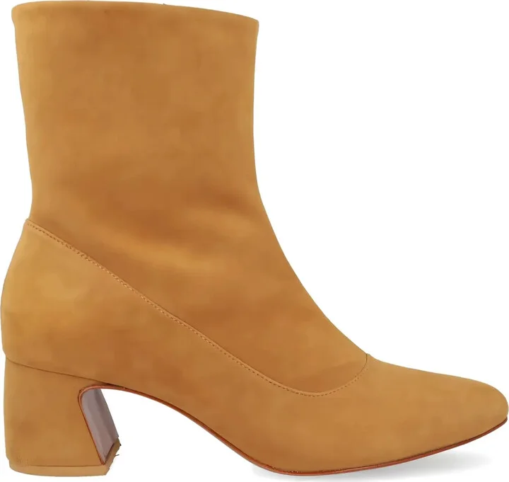 Block-Heel Ankle Boots