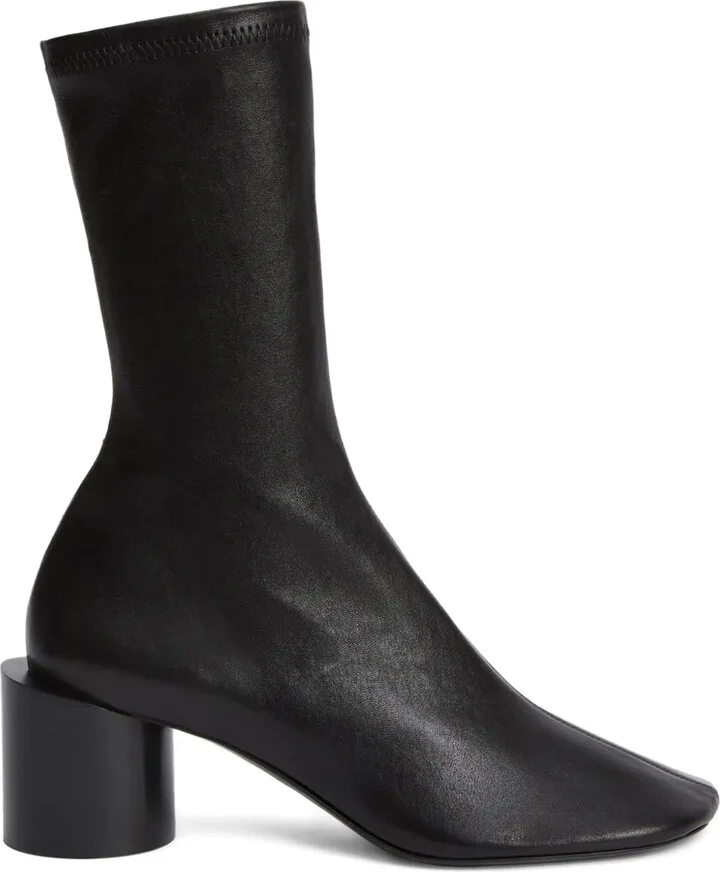 Block-Heel Ankle Boots