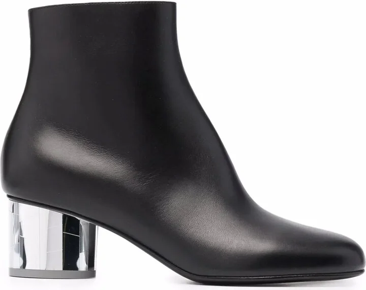 Block-Heel Ankle Boots
