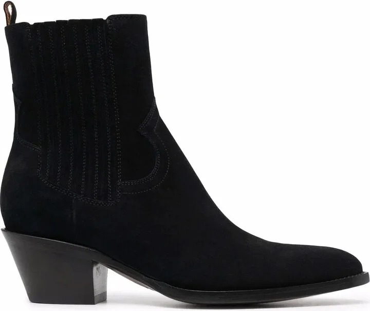 Block-Heel Ankle Boots