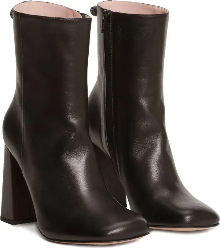 Block-Heel Ankle-Lenght Boots - Image 2