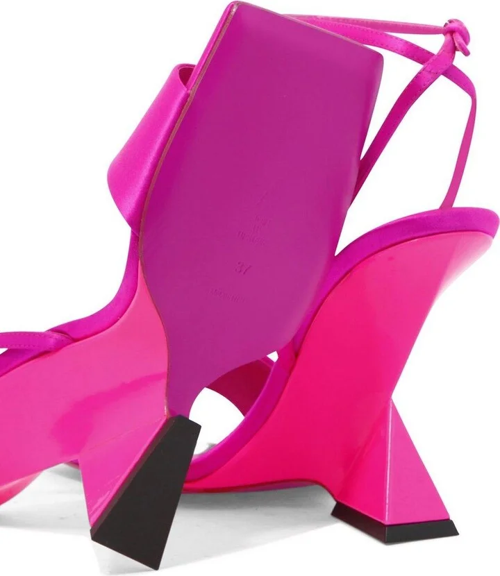 Block Heel Ankle Strapped Sandals - Image 5