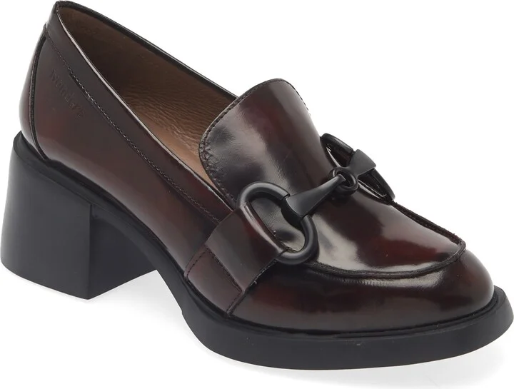 Block Heel Bit Loafer