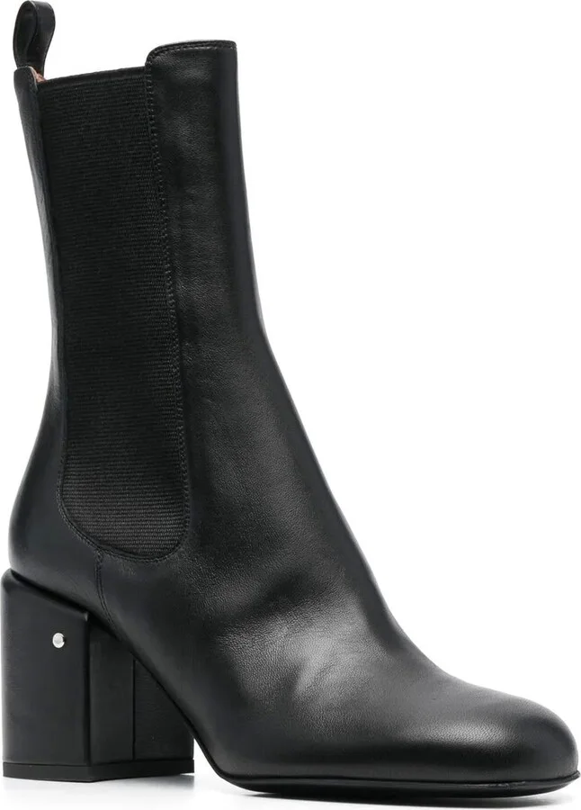 Block-Heel Calf-Leather Boots - Image 2