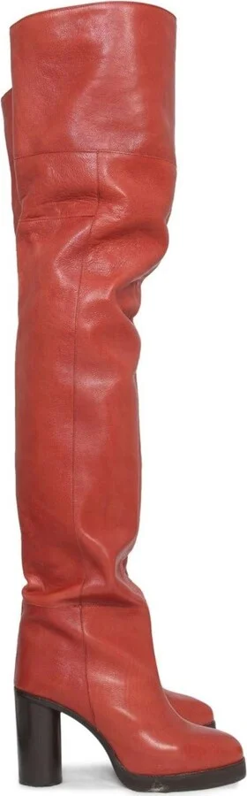Block Heel Kneehigh Boots