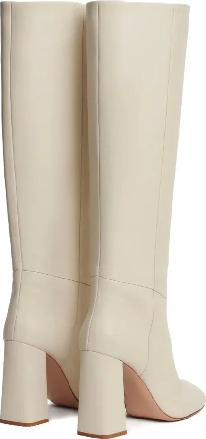 Block-Heel Leather Boots - Image 3