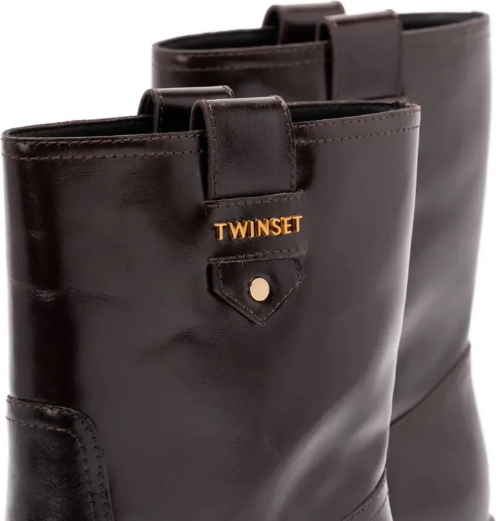 Block-Heel Leather Boots - Image 3
