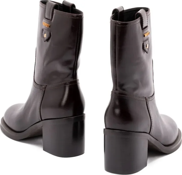 Block-Heel Leather Boots - Image 4