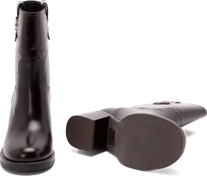 Block-Heel Leather Boots - Image 5