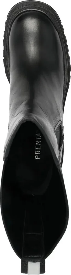 Block-Heel Leather Boots - Image 4