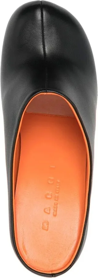 Block-Heel Leather Mules - Image 4