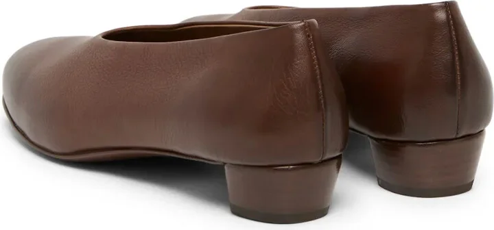 Block-Heel Leather Pumps - Image 3