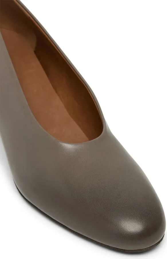 Block-Heel Leather Pumps - Image 4