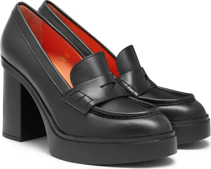 Block-heel loafer pumps - Image 2