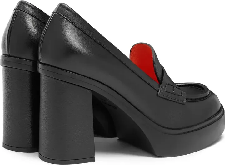 Block-heel loafer pumps - Image 3