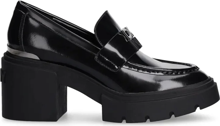 Block-Heel Loafers