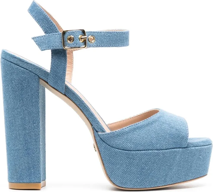 Block-Heel Platform Sandals