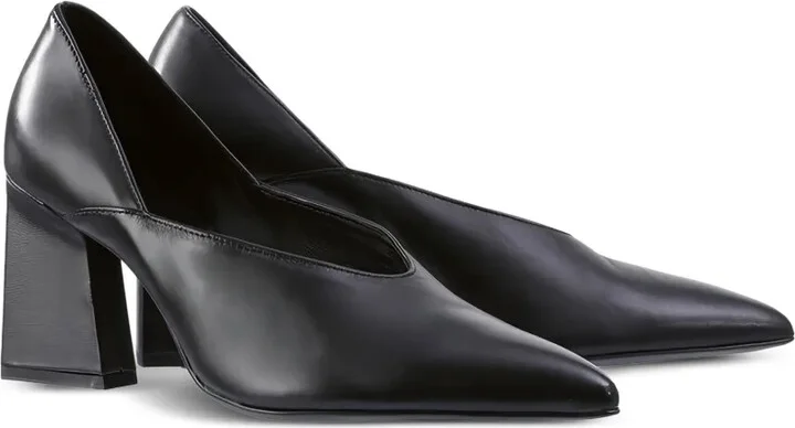 Block-Heel Pointed Pumps - Image 2