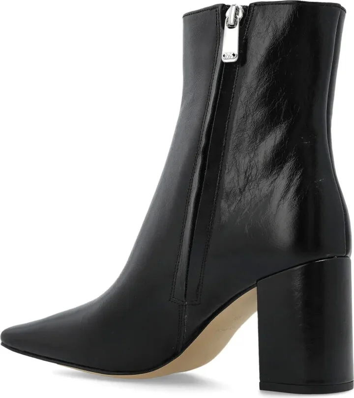 Block-Heel Pointed-Toe Boots - Image 3