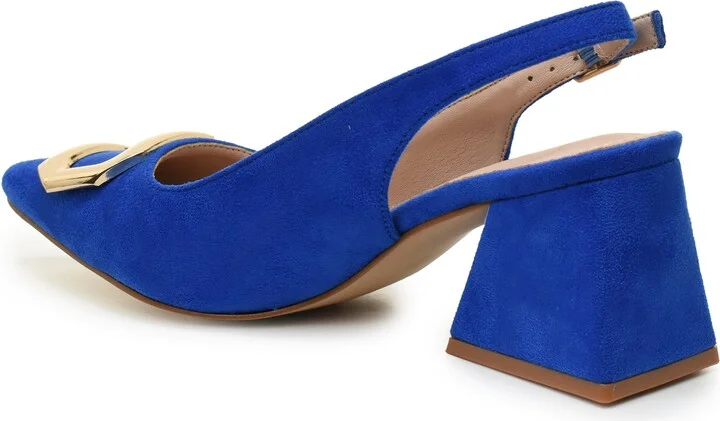 Block Heel Slingback Pump - Image 7