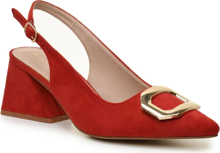 Block Heel Slingback Pump