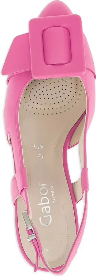 Block-Heel Slingback Pumps - Image 4