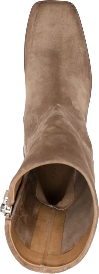 Block-Heel Suede Ankle Boots - Image 4
