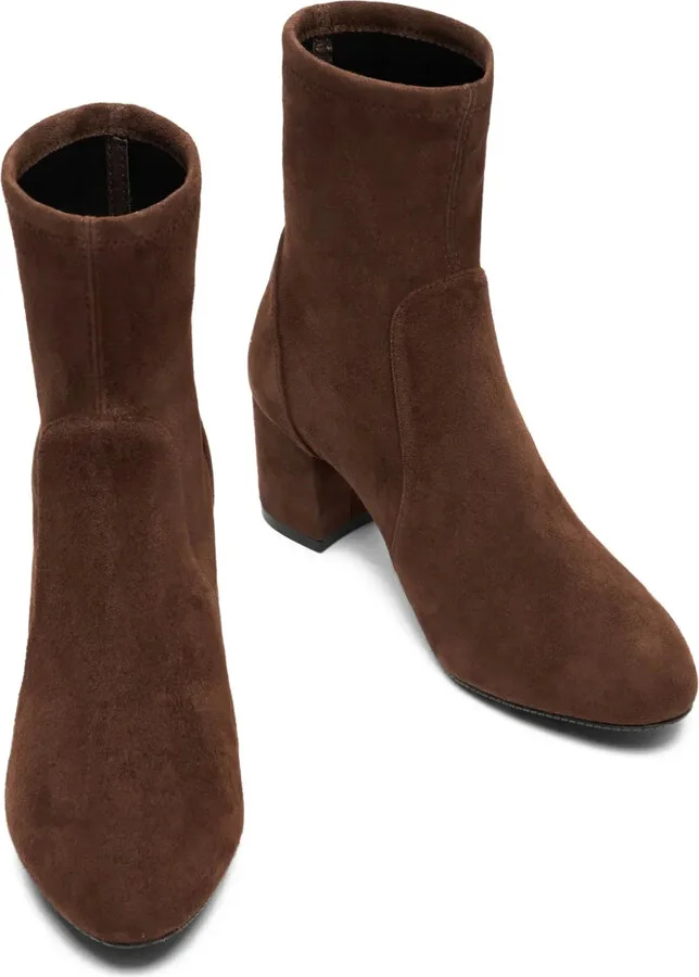 Block-Heel Suede Boots - Image 3