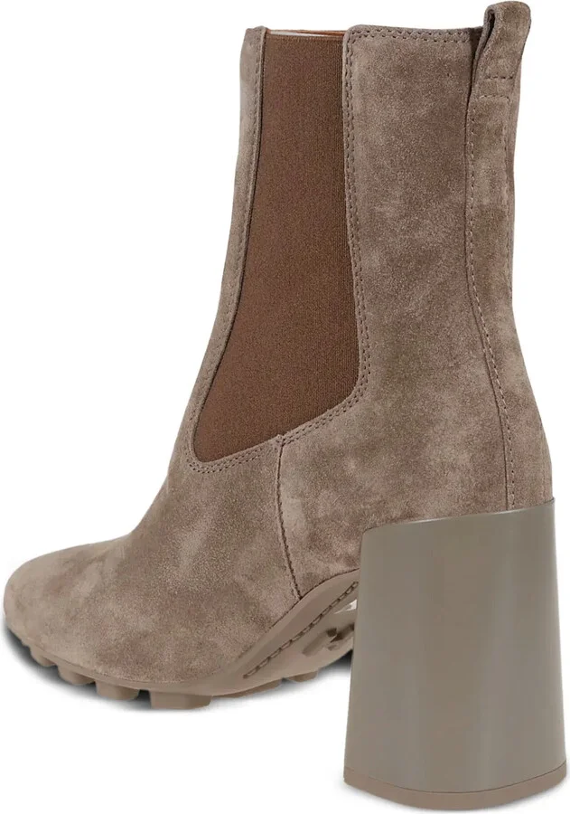 Block-Heel Suede Chelsea Boots - Image 3