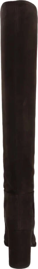 Block-Heel Suede Knee-High Boots - Image 3