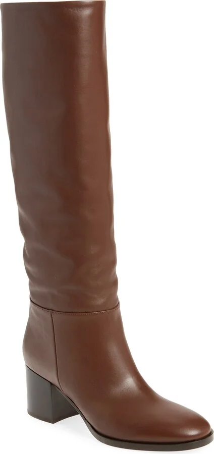 Block Heel Tall Boot