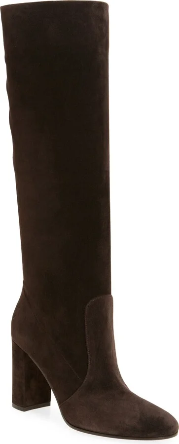 Block Heel Tall Boot