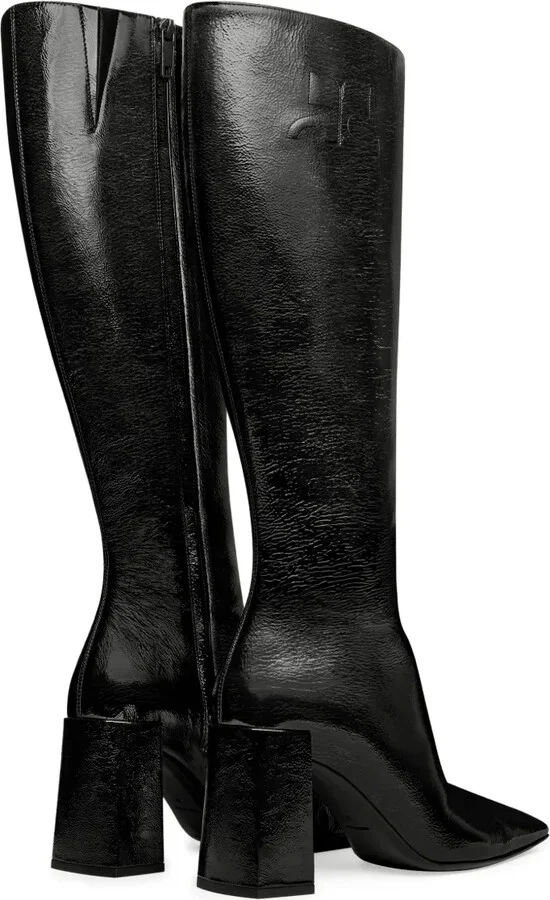Block-Heeled Knee-High Boots - Image 3