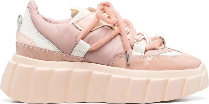 Blondie platform lace-up sneakers