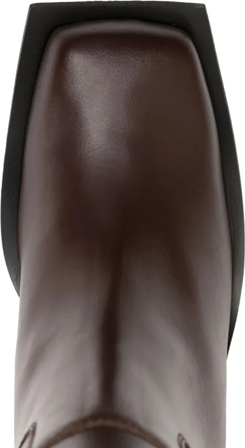 Blondine 75mm leather boots - Image 4