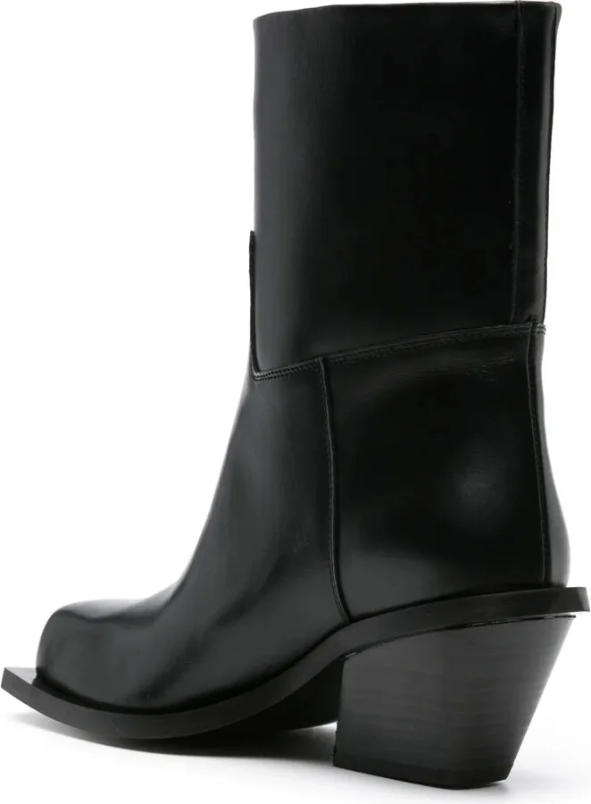 Blondine ankle leather boots - Image 3
