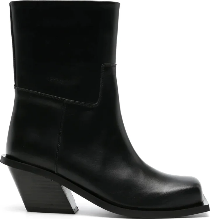 Blondine ankle leather boots