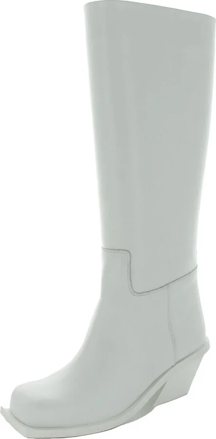 Blondine Womens Leather Tall Knee-High Boots