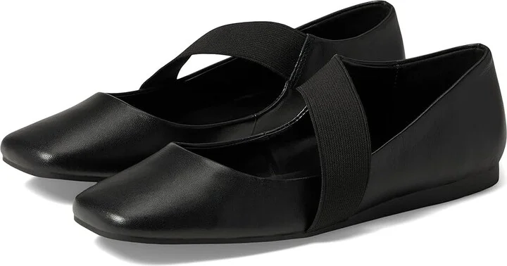 Blondo Brielle Waterproof Women's Flat Shoes Black Leather : 6 M, Leather/Textile