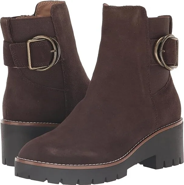 Blondo Dakota Waterproof Women's Shoes Java Suede 1 : 7 M, Rubber