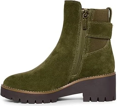 Blondo Dakota Waterproof Women's Shoes Olive Suede : 6 M, Rubber - Image 6