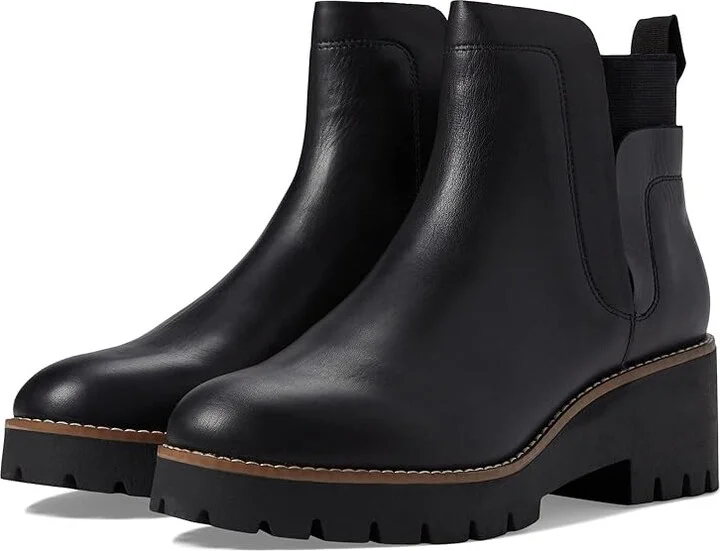 Blondo Danika Waterproof Women's Boots Black Leather : 5.5 M