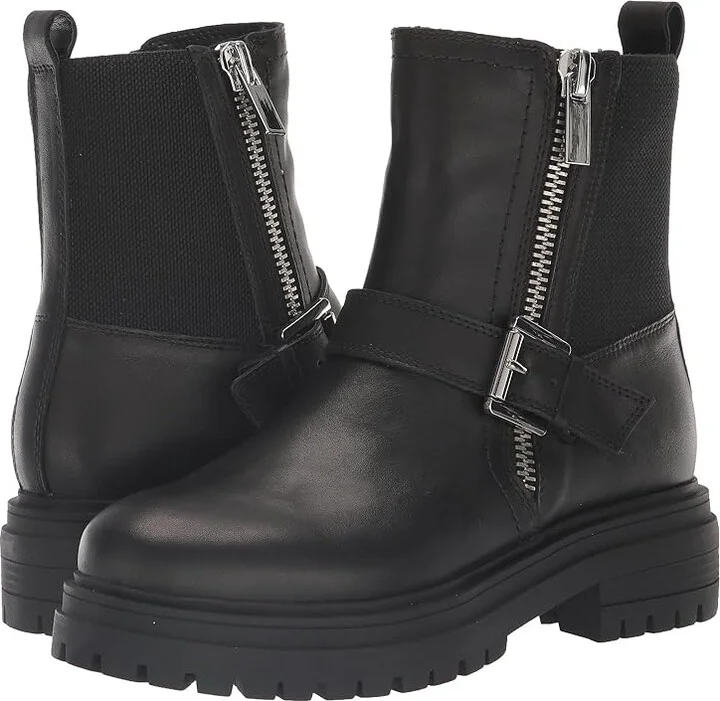 Blondo Gatwick Waterproof Women's Shoes Black Leather : 6 M