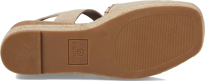 Blondo Gillian Waterproof Women's Sandals Sand Suede : 9 M, Leather - Image 3