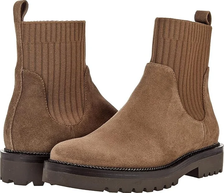 Blondo Hallie Waterproof Women's Boots Dark Taupe : 5.5 M, Leather