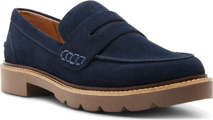 Navy Suede