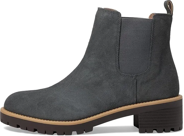 Blondo Mayes Waterproof Bootie Women's Boots Dark Grey Suede : 6 M - Image 5