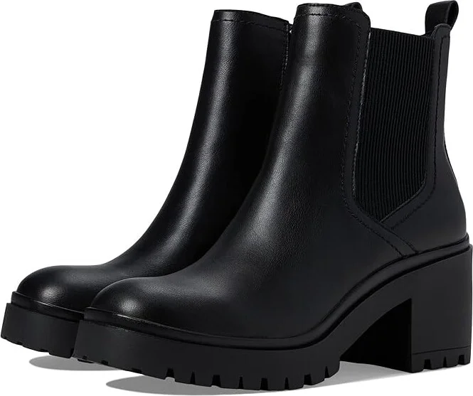 Blondo Raquel Waterproof Women's Boots Black Leather : 9.5 M, Leather/Textile