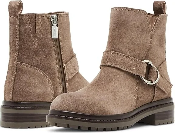 Blondo Renae Waterproof Women's Boots Taupe Suede : 7.5 M, Leather